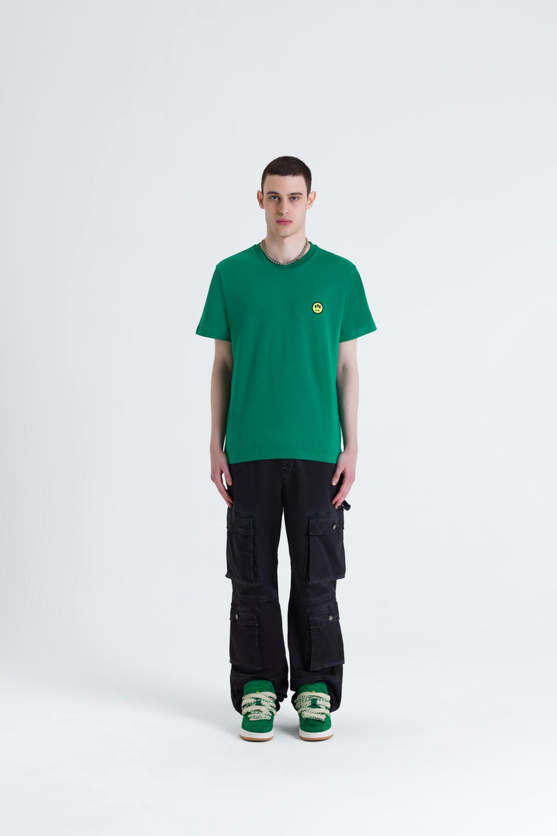 Tシャツ・カットソー BARROW Men T-shirt Green S5BWUATH156 BW030 Barrow T-Shirt In Jersey