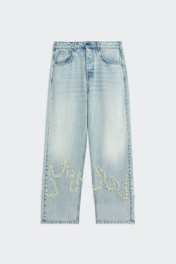 Barrow Oversize Flames Jeans