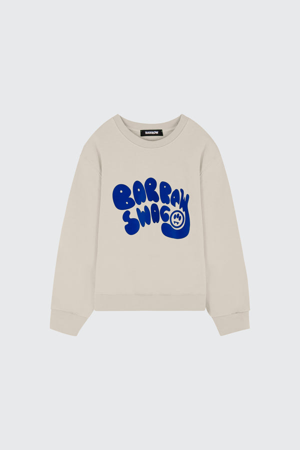 Barrow Flock Print Sweatshirt
