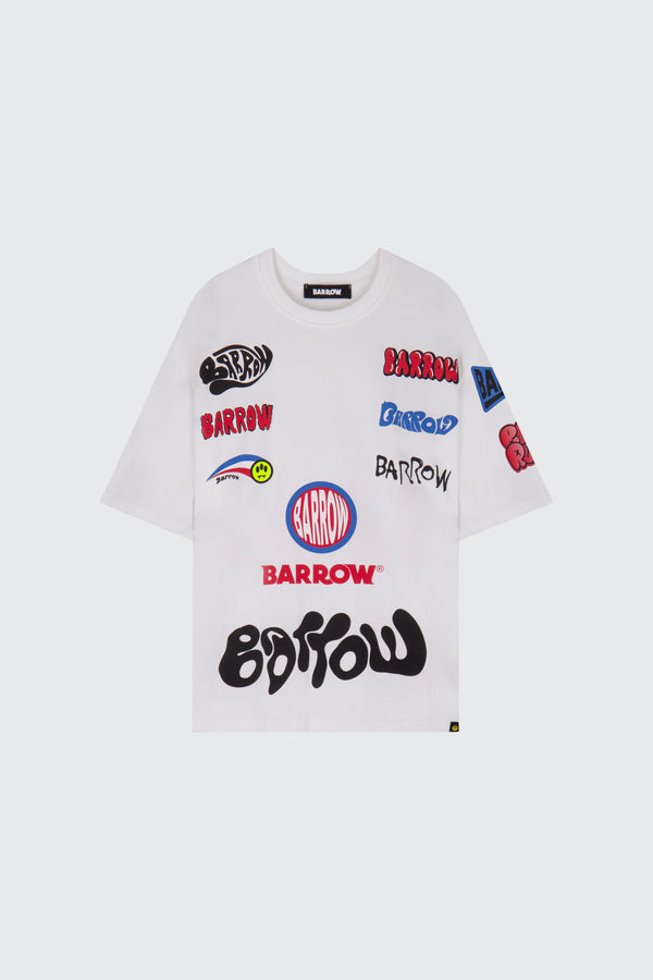 Barrow T-shirt 'fake patch'