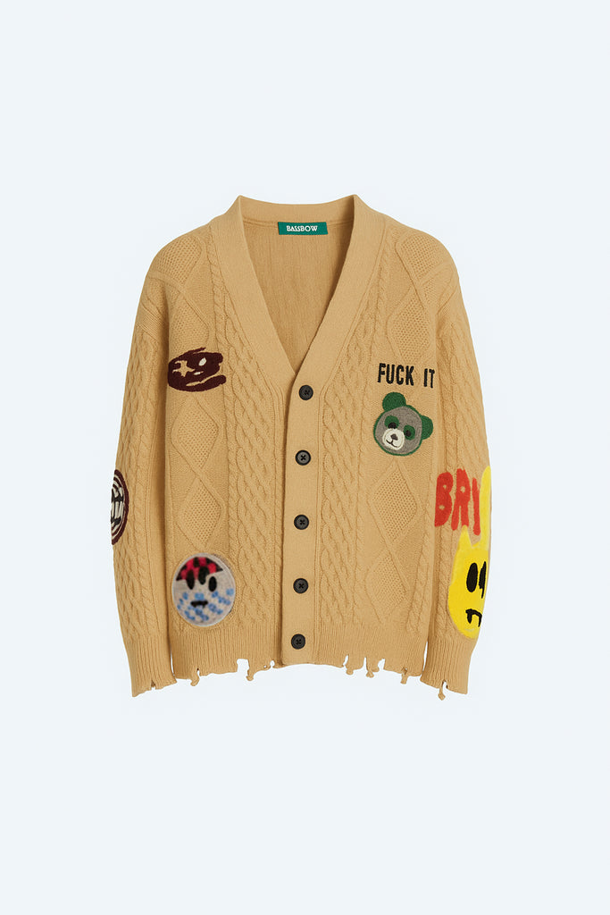 UNISEX CARDIGAN - LARK - F5BWUACA133-307