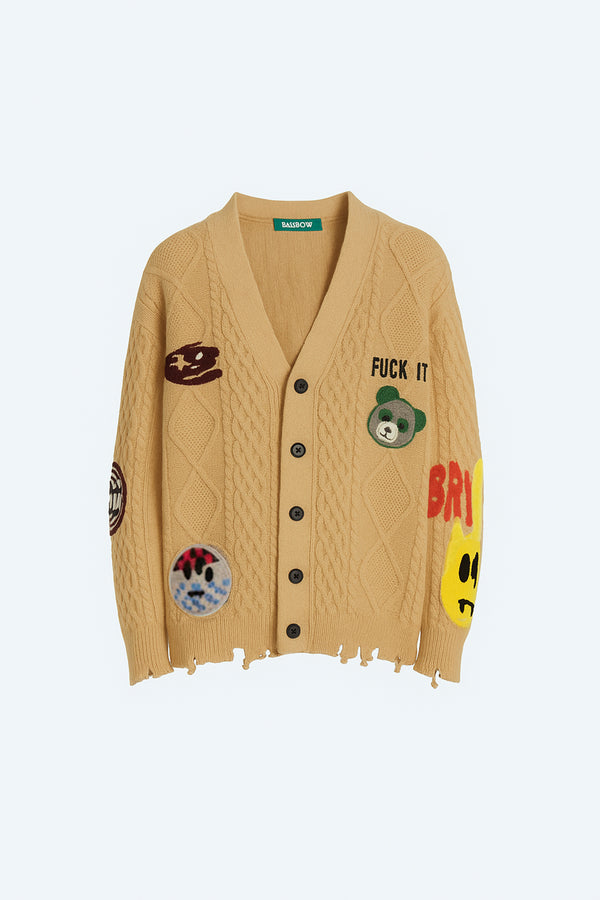 UNISEX CARDIGAN - LARK - F5BWUACA133-307