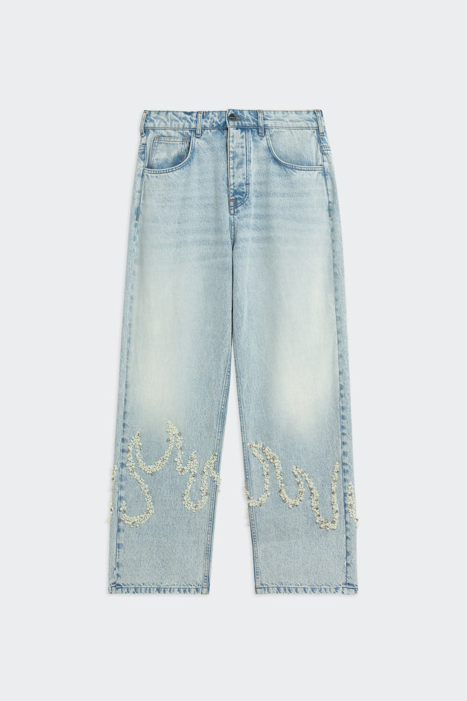 Barrow Oversize Flames Jeans