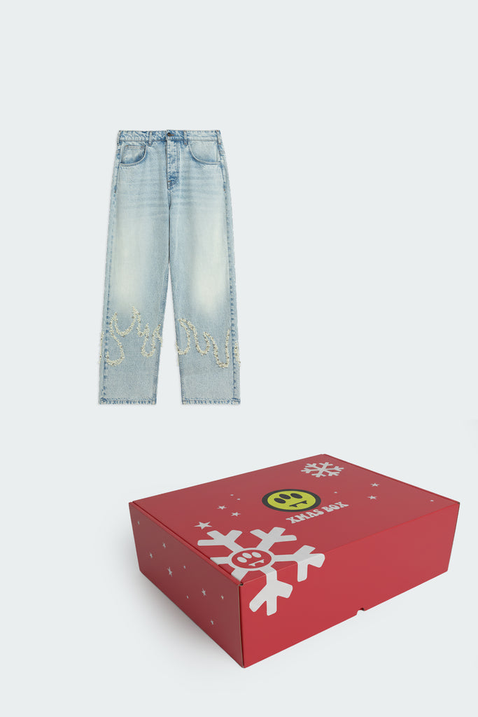 Barrow Oversize Flames Jeans