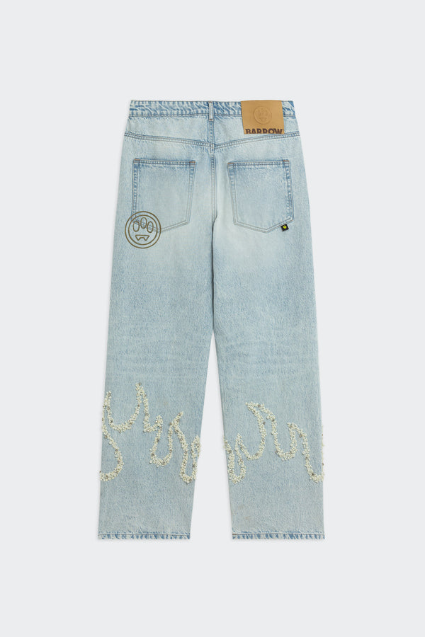 Barrow Oversize Flames Jeans