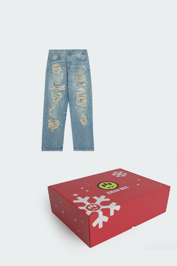 Barrow Oversize Paint Jeans