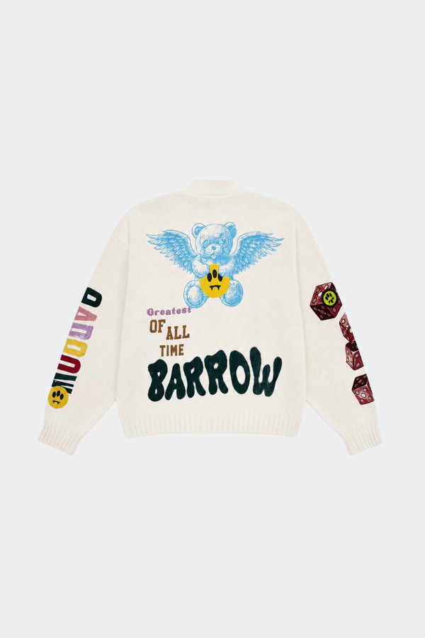 Barrow Cardigan Con Grafiche Multicolor
