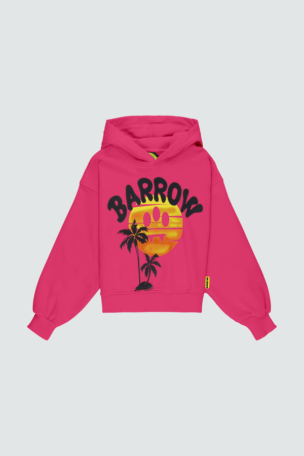 Barrow Kids sunset logo hoodie