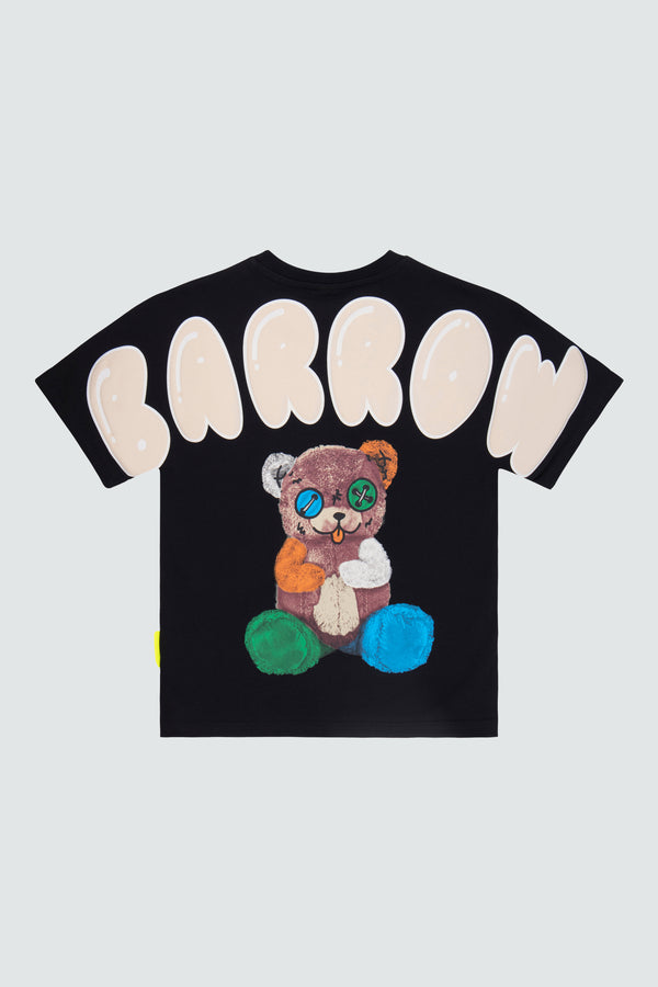 Barrow Kids multicolor teddy print t-shirt 