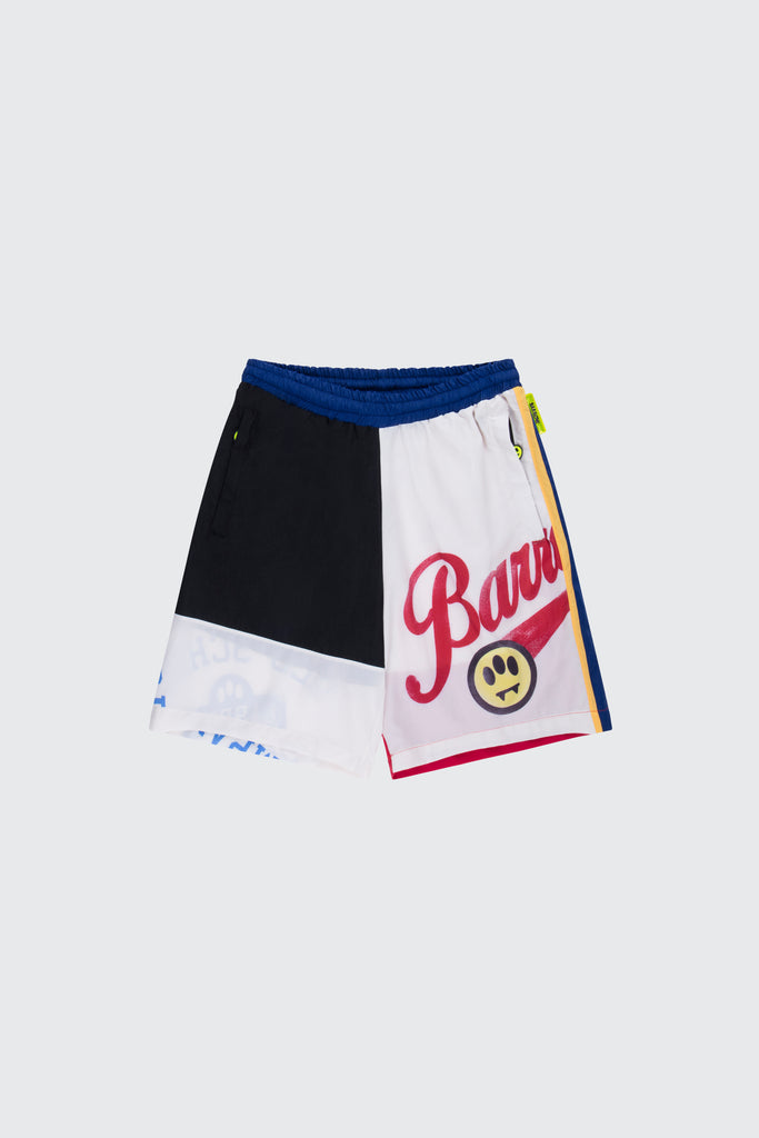 Bermuda shorts in nylon Patchwork