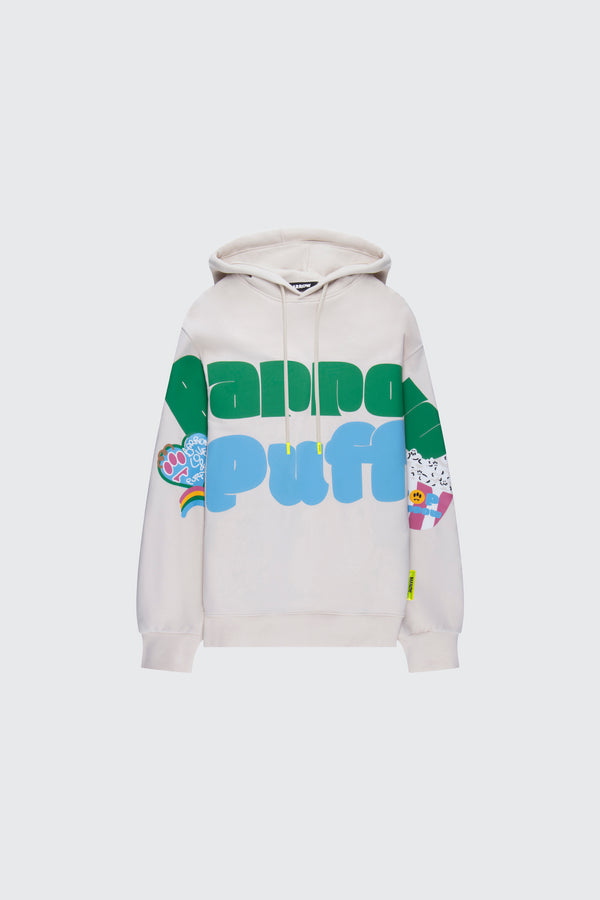 Barrow puff print hoodie