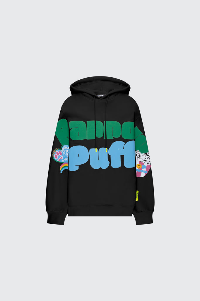 Barrow puff print hoodie
