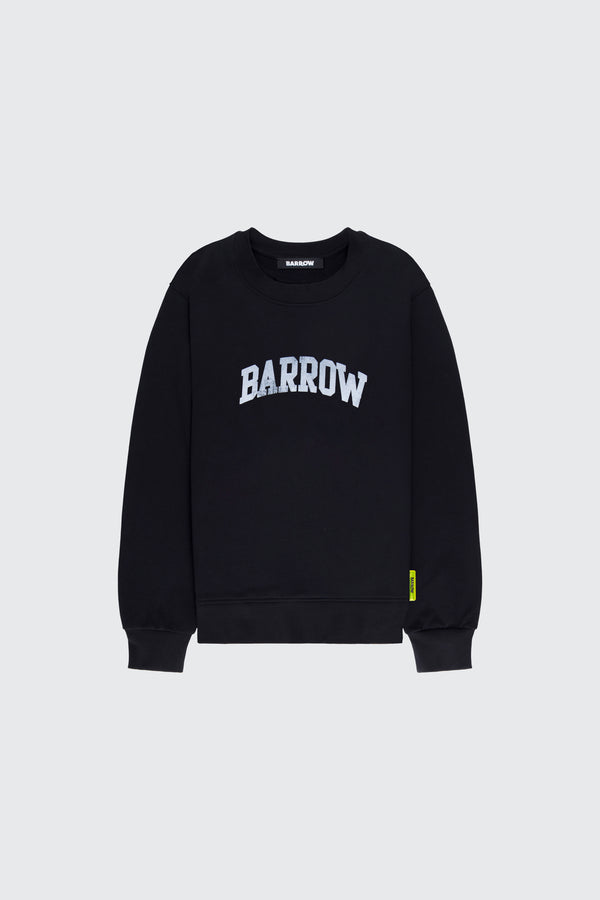 Barrow crewneck sweatshirt washed effect print