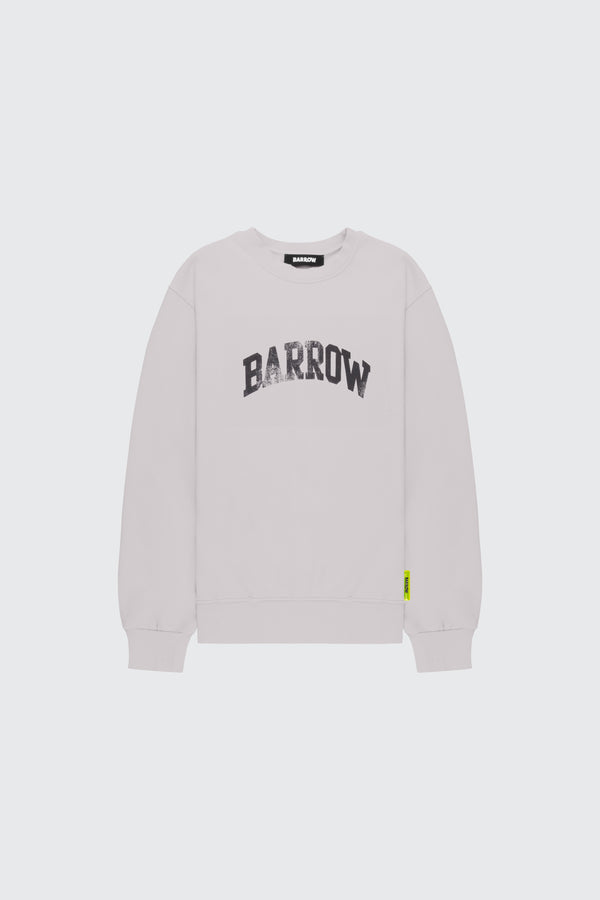 Barrow crewneck sweatshirt washed effect print