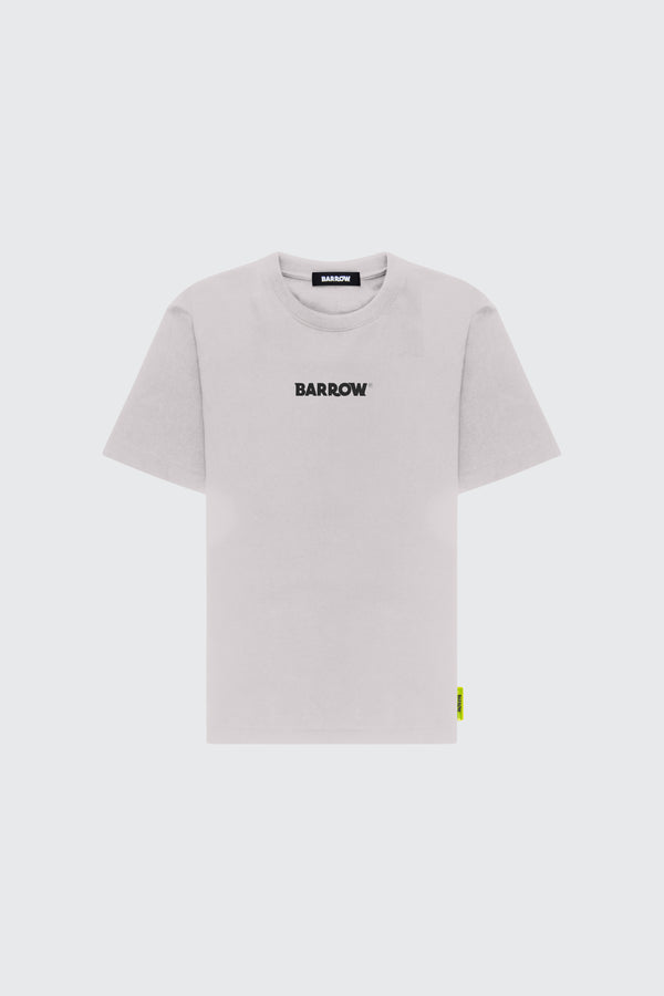 T-shirt in cotone effetto washed con stampa Barrow