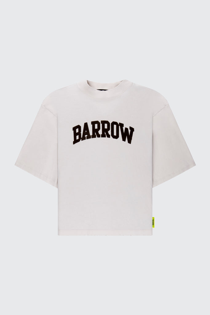 Barrow cropped t-shirt with washed print