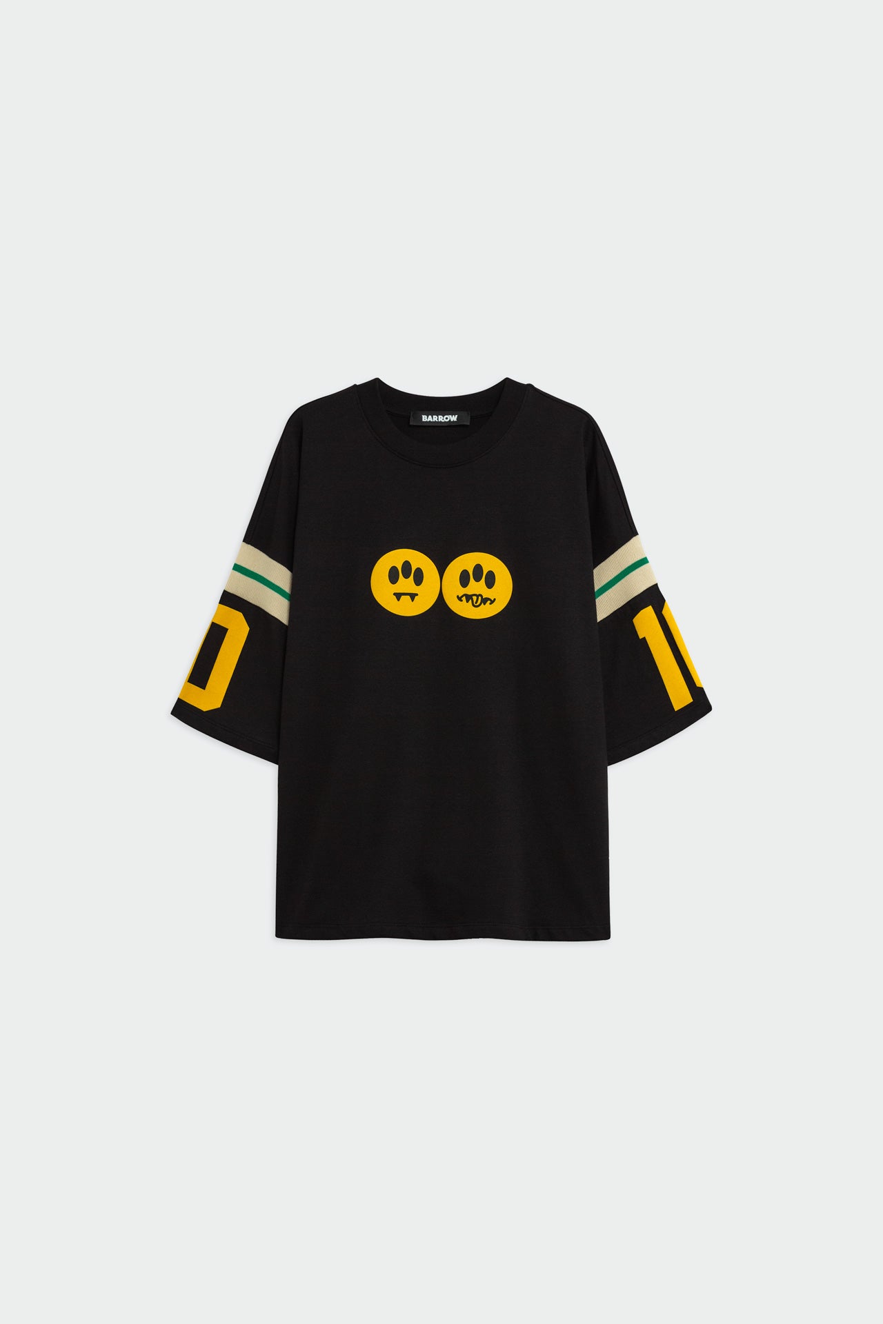 Tシャツ・カットソー Barrow SS25 JERSEY T-SHIRT UNISEX (S5BWUATH087 002) T-shirt in jersey Unisex BARROW Nero | Grifo210