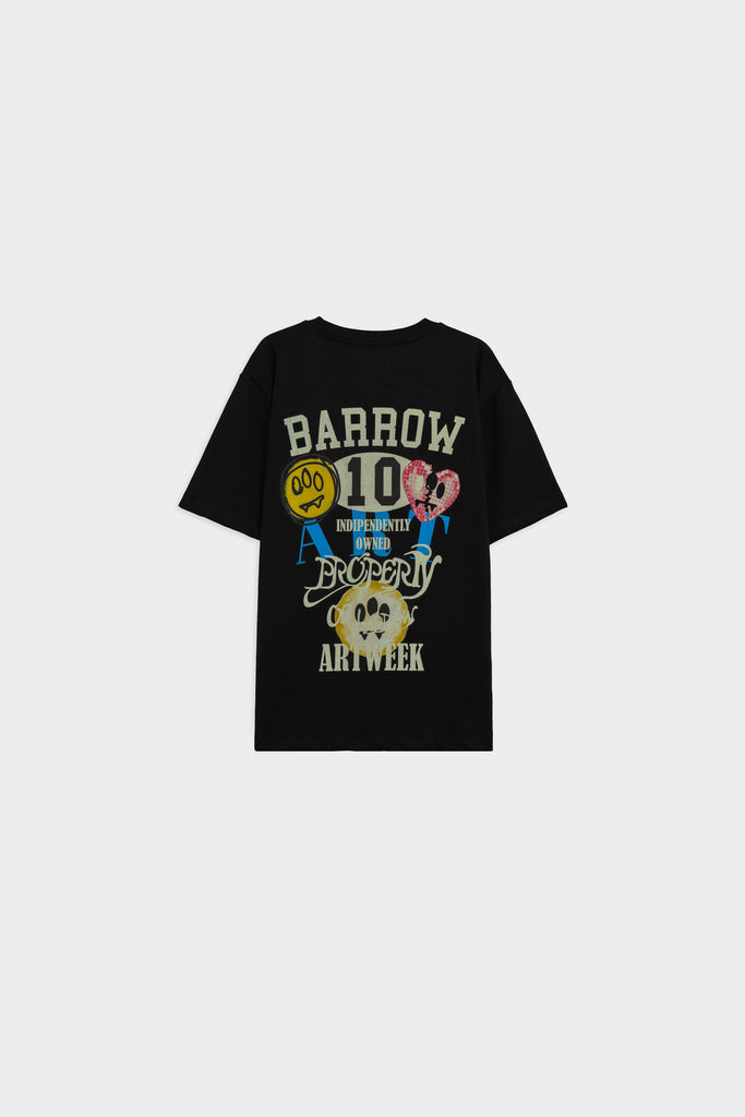 Tシャツ・カットソー Barrow SS25 JERSEY T-SHIRT UNISEX (S5BWUATH087 107) Barrow T-Shirt In Jersey iconic