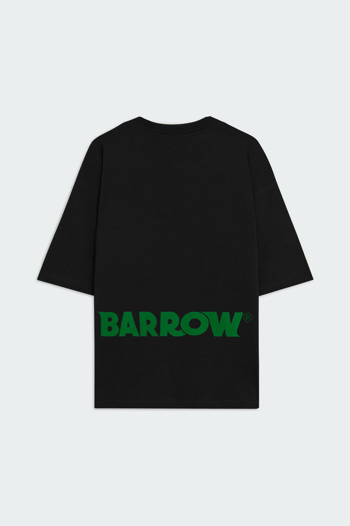 BARROW Tシャツ ブラック ラインストーン Barrow Iconic Jersey T-Shirt