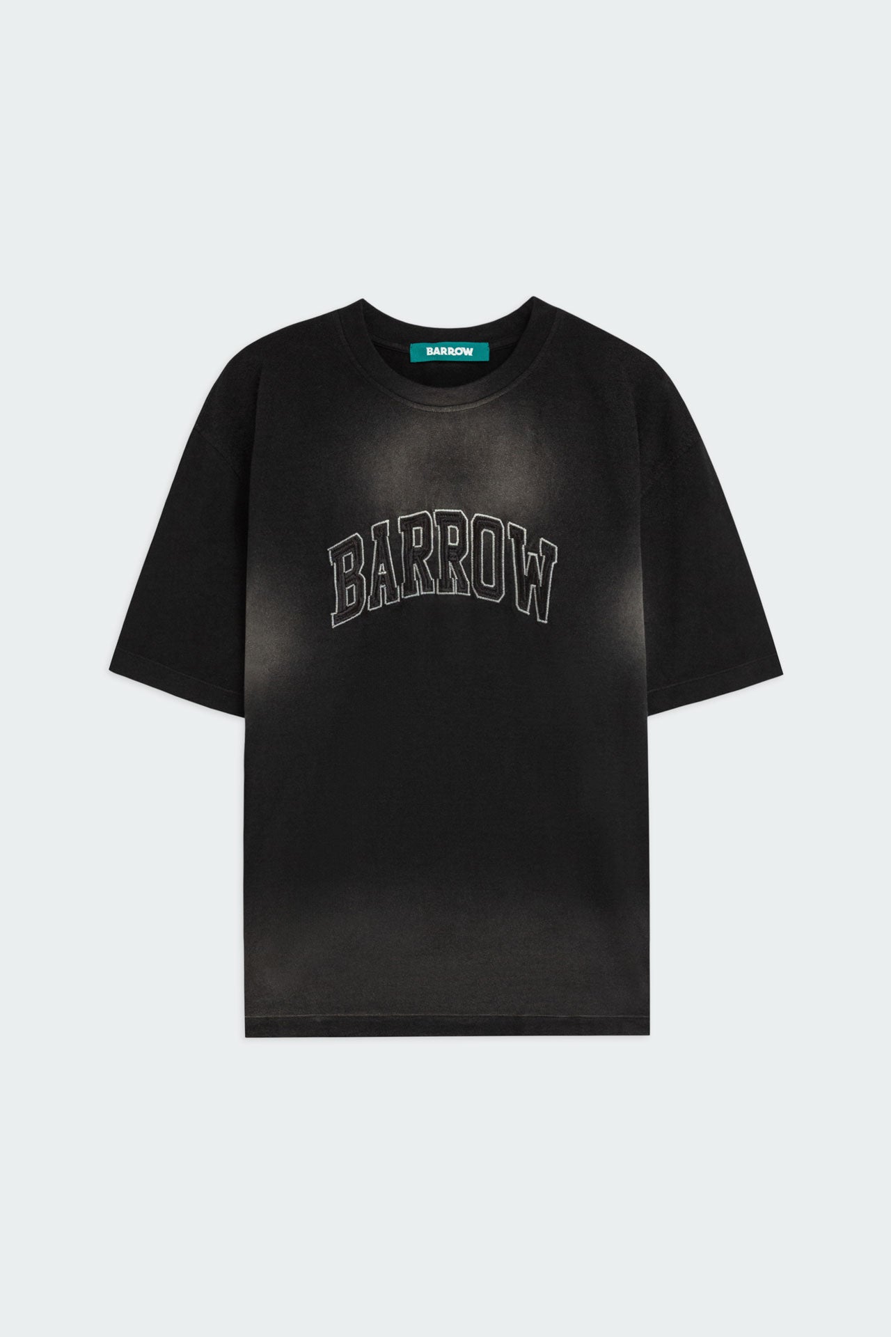 BARROW Tシャツ ブラック ラインストーン Barrow Jersey T-Shirt