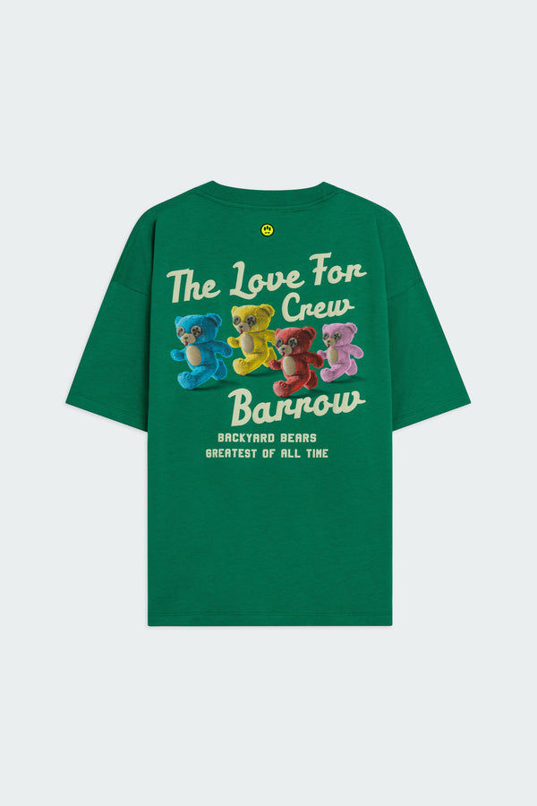 T-shirt Uomo Barrow Cotone Nero – Taglie Dalla S Alla XL – Maglia Orso Divertente - Foto 3