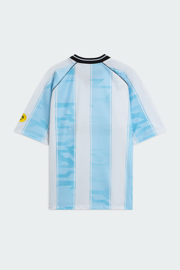 TRIACETATE T-SHIRT WOMAN - COCONUT - SKY/COCONUT-SKY BLUE - S6BWWOTH074-412/01