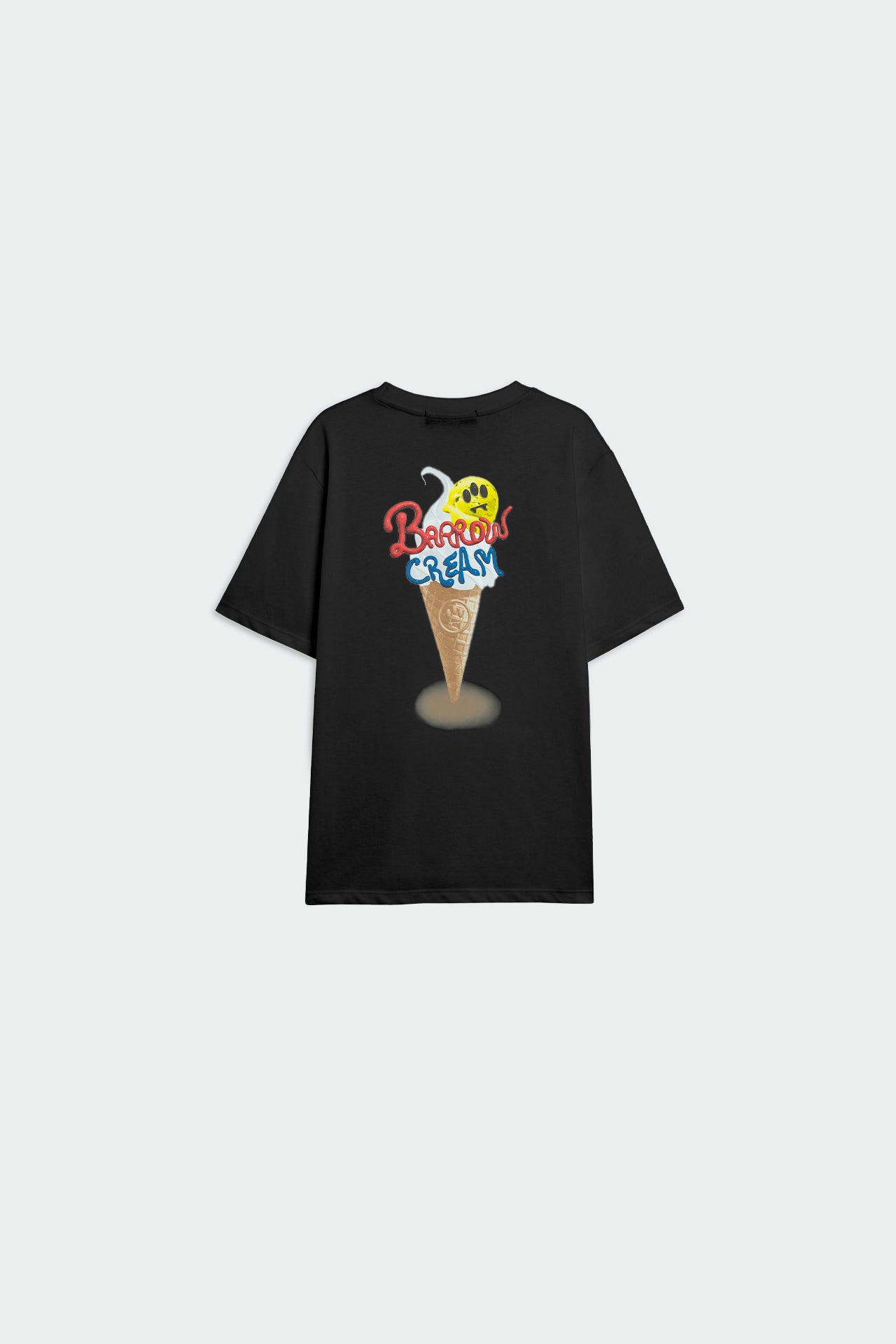 Tシャツ・カットソー BARROW Men T-shirt Black S5BWUATH021 110 Black Barrow 10 T-Shirt - BARROW - Russocapri
